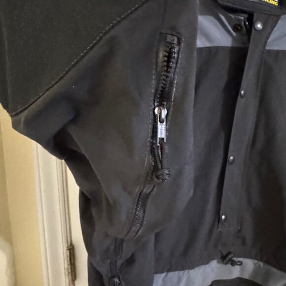 Moose Racing Utility Jacket Anorak Gorpcore Tech Black Gray Dirt Bike/Snowmobile - Picture 8 of 14